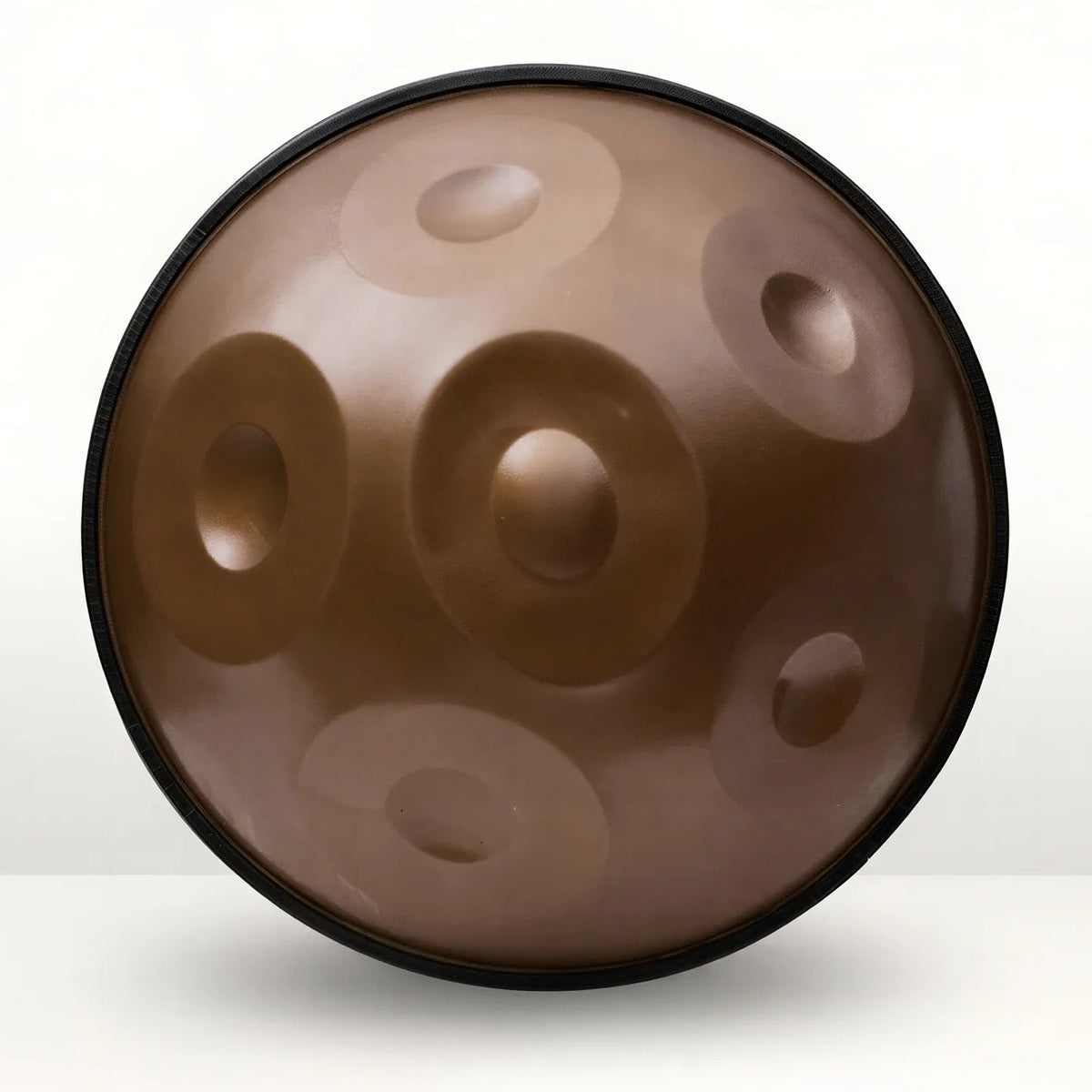 Mini handpan GALET 6 notes bronze, format compact Do majeur – Kovapan