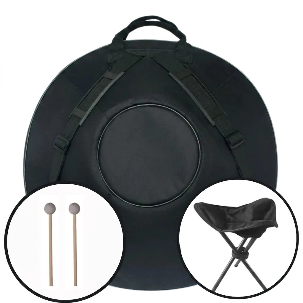 Pack accessoires pour handpan avec housse, maillets et support – Kovapan