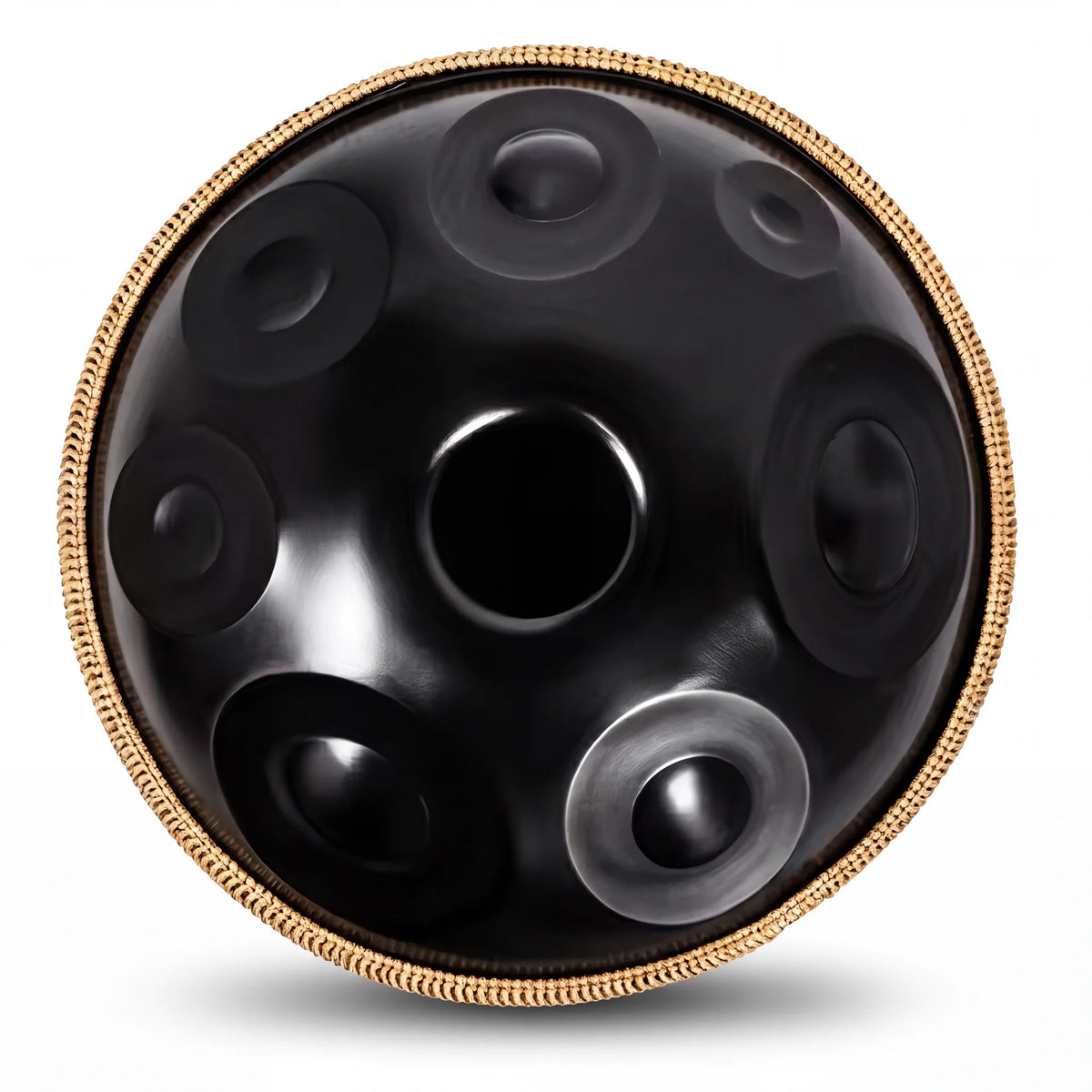 Handpan Noir F Low Pygmy Kovapan – vue de dessous