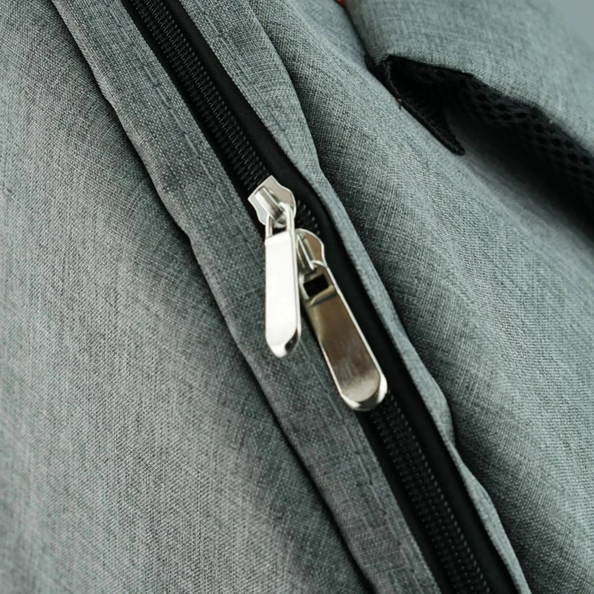 Détail de la fermeture à glissière de la housse handpan KOVAPAN