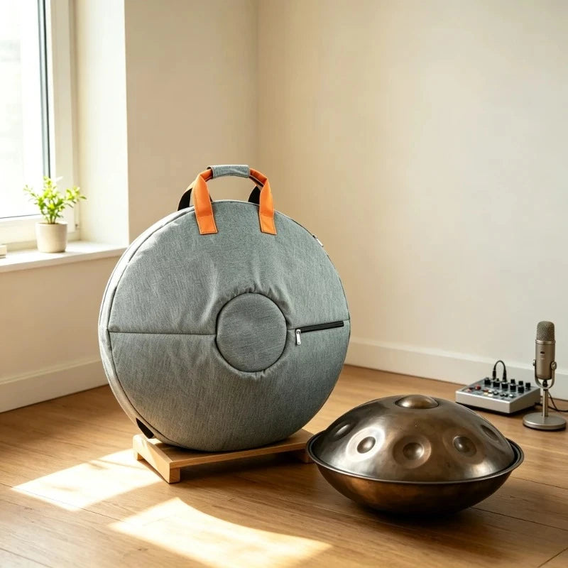 Housse handpan KOVAPAN portée en bandoulière
