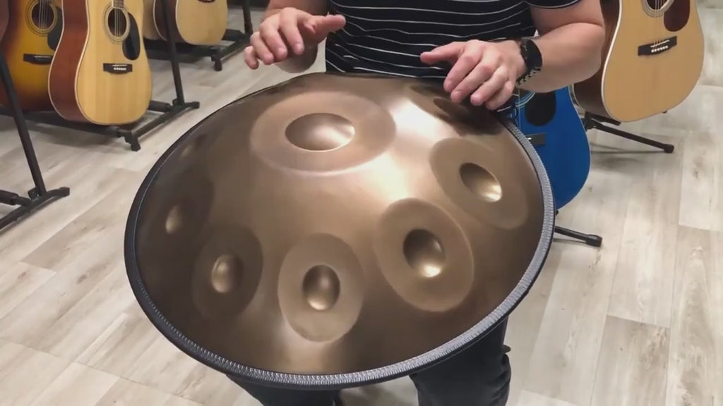 Vidéo de démonstration du handpan TEMPO en Ré Mineur Kurd – Kovapan
