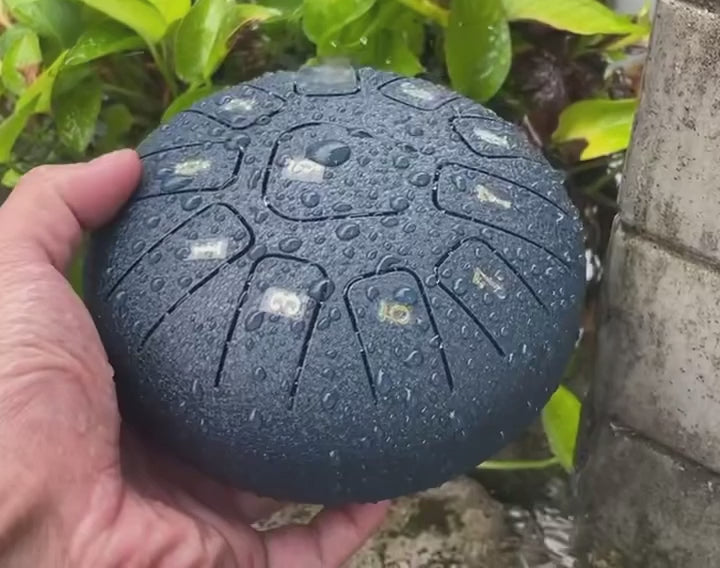 Vidéo de démonstration du tongue drum 11 notes noir – Kovapan