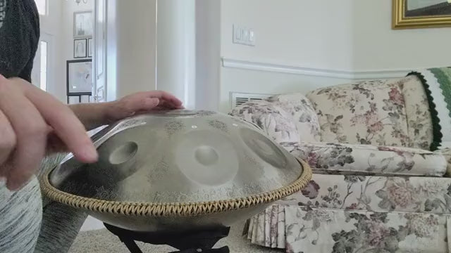 Handpan LUMANDALA Ré mineur Celtique joué à la main – démonstration du son – Kovapan