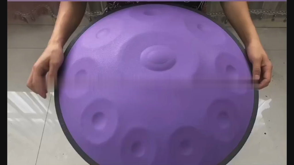 Vidéo de démonstration du handpan IRIS en Ré Mineur Kurd – Kovapan