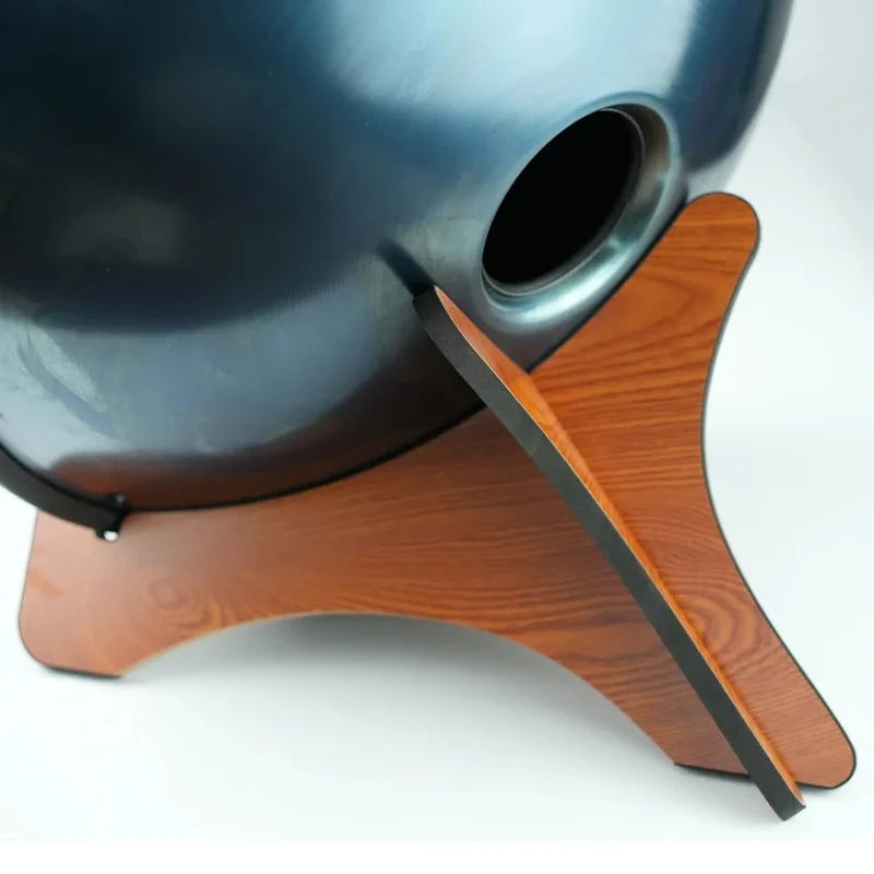 Détail du support handpan bois KOVAPAN