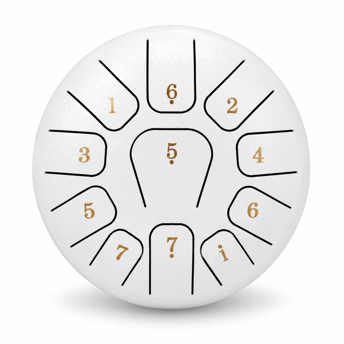 Tongue drum 11 notes blanc - Kovapan