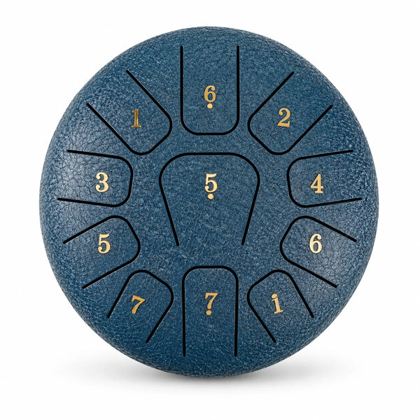 Tongue Drum 11 Notes Bleu